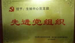 热烈祝贺我中心党支部荣获“先进党组织”